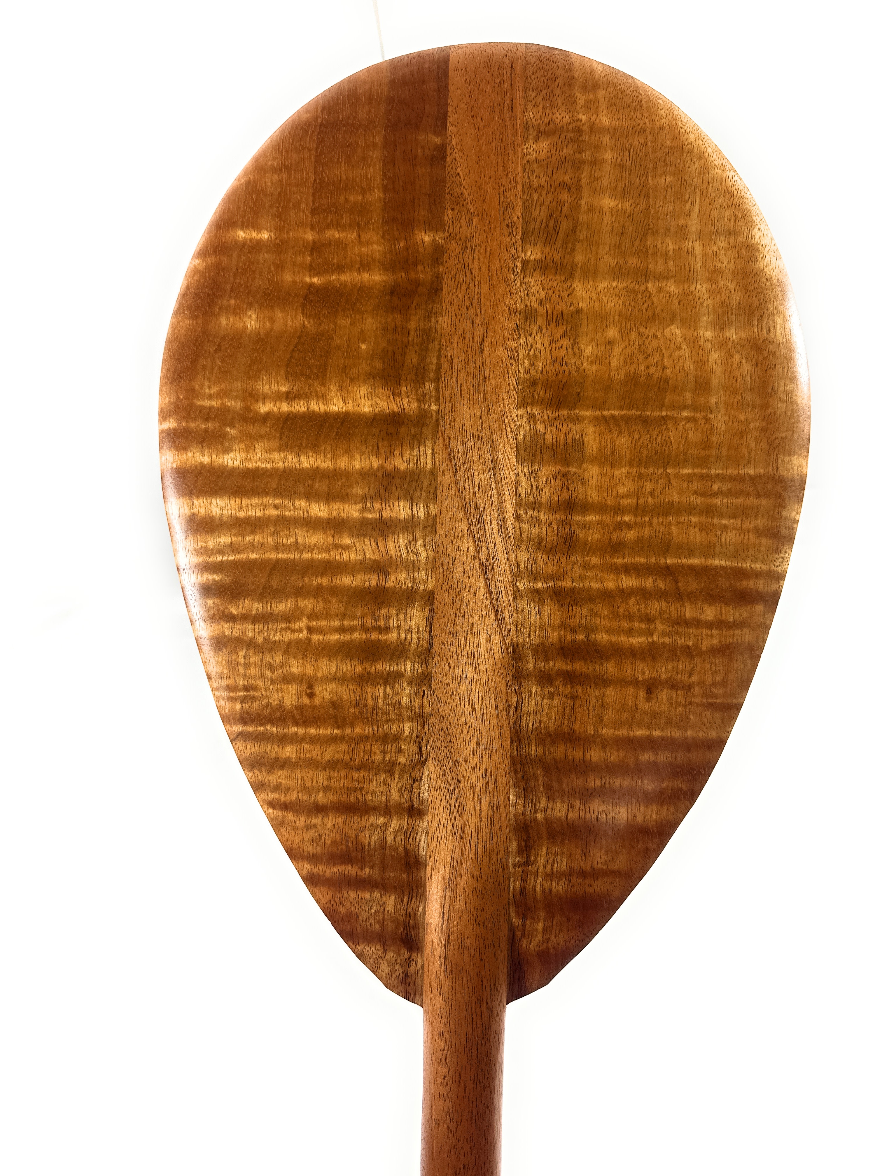 Curly Koa Paddle 48 inch Steersman - Made in Hawaii | #koa7489 Curly Koa Paddle 48 inch Steersman - Made in Hawaii | #koa7489